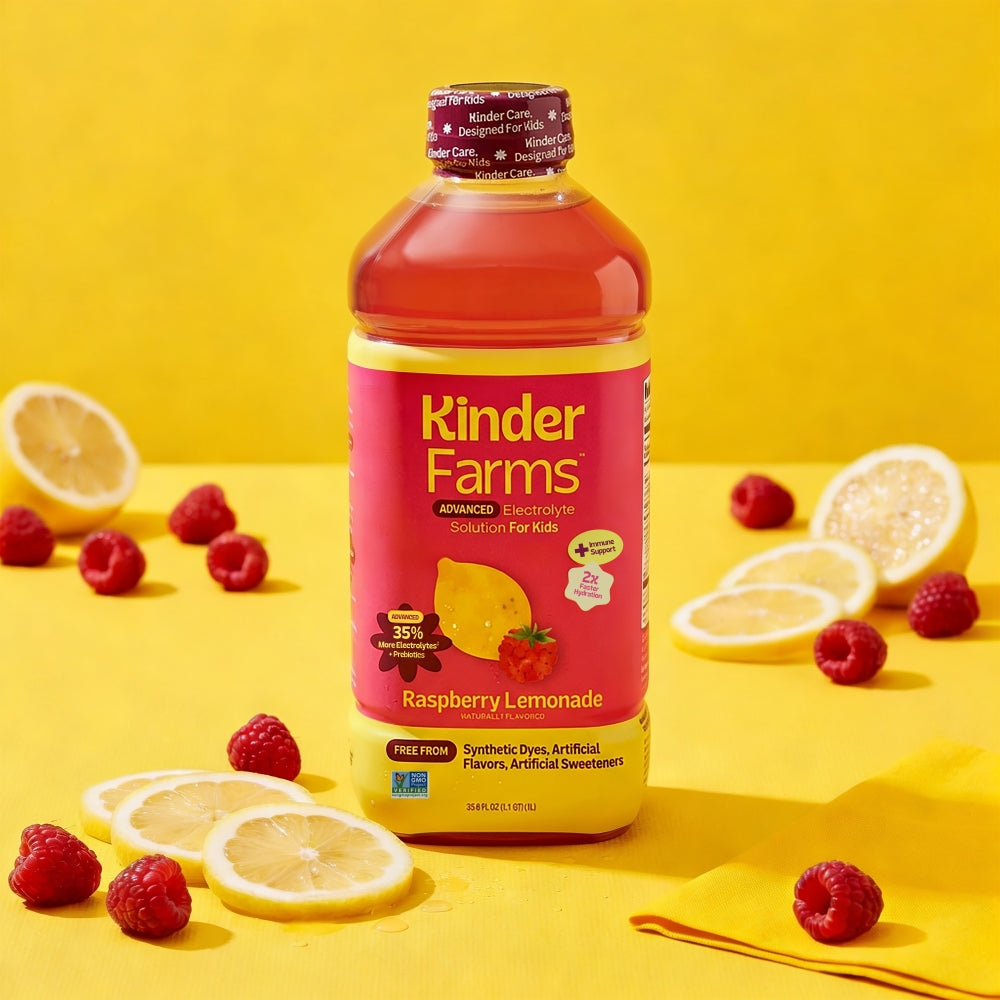 KinderFarms Advanced Electrolyte Solution Raspberry Lemonade