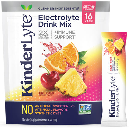 KinderLyte® 16ct Electrolyte Powder Fruit Punch