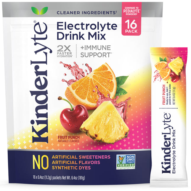 KinderLyte® 16ct Electrolyte Powder Fruit Punch