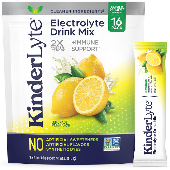 KinderLyte® 16ct Electrolyte Powder Lemonade