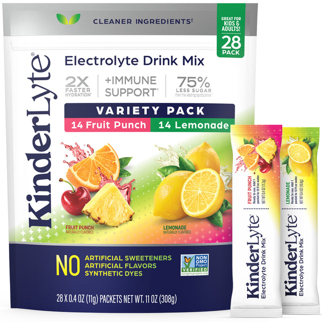 KinderLyte® 28ct Electrolyte Powder Variety Pack