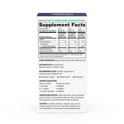 KinderMed® Infants’ Cough Plus