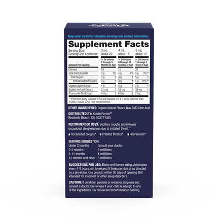 KinderMed® Infants’ Nighttime Cough
