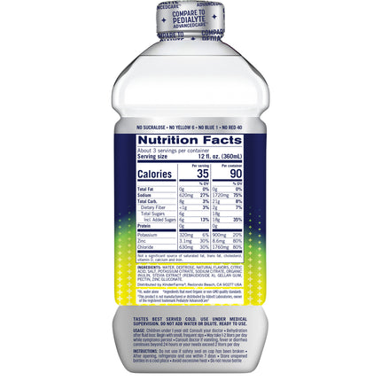 KinderLyte® Advanced Oral Electrolyte Solution Lemon Lime