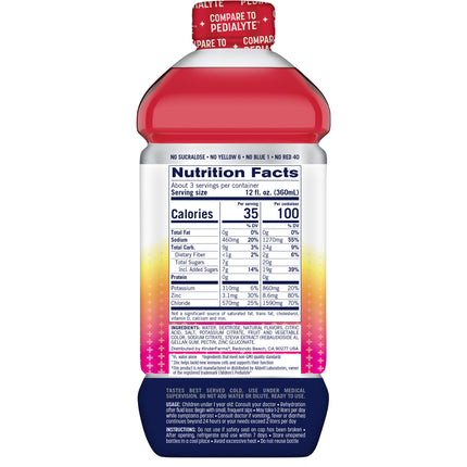 KinderLyte® Oral Electrolyte Solution Fruit Punch