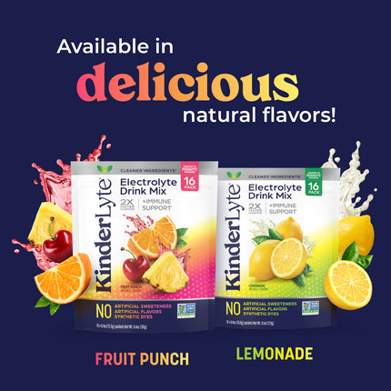 KinderLyte® 16ct Electrolyte Powder Fruit Punch