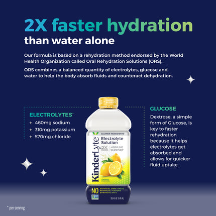 KinderLyte® Oral Electrolyte Solution Lemonade