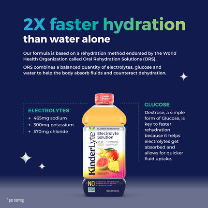 KinderLyte® Oral Electrolyte Solution Tropical Punch