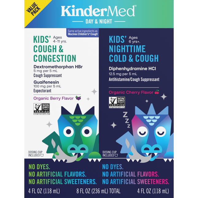 KinderMed® Kids' Cough Day & Night Value Pack