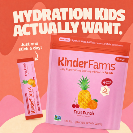 KinderLyte® 16ct Electrolyte Powder Fruit Punch