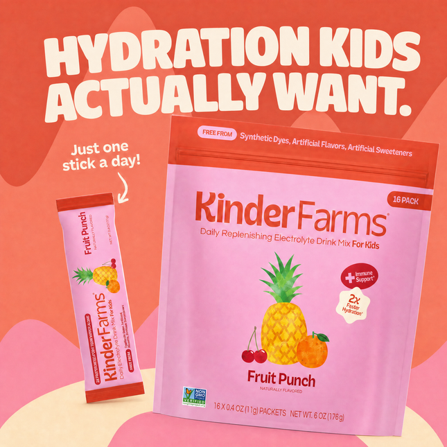 KinderLyte® 16ct Electrolyte Powder Fruit Punch