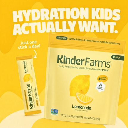 KinderLyte® 16ct Electrolyte Powder Lemonade