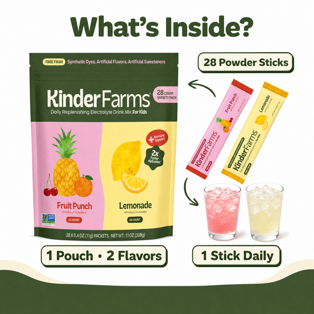 KinderLyte® 28ct Electrolyte Powder Variety Pack