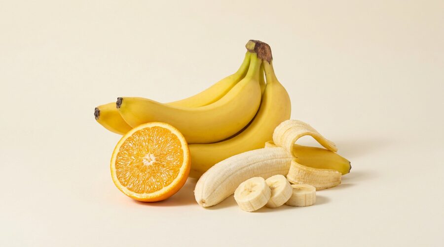 Bananas, oranges, potatoes